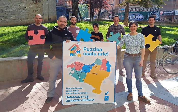 Lesaka eta Iruñea lotuko du Sare Herritarrak antolatutako ‘Puzzlea osatu arte!’ ekimenak