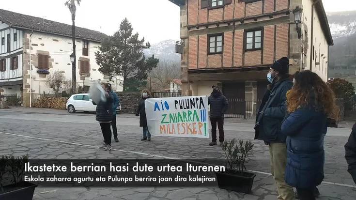 [Bideoa] Urte berria ikastetxe berrian hasi dute Iturenen