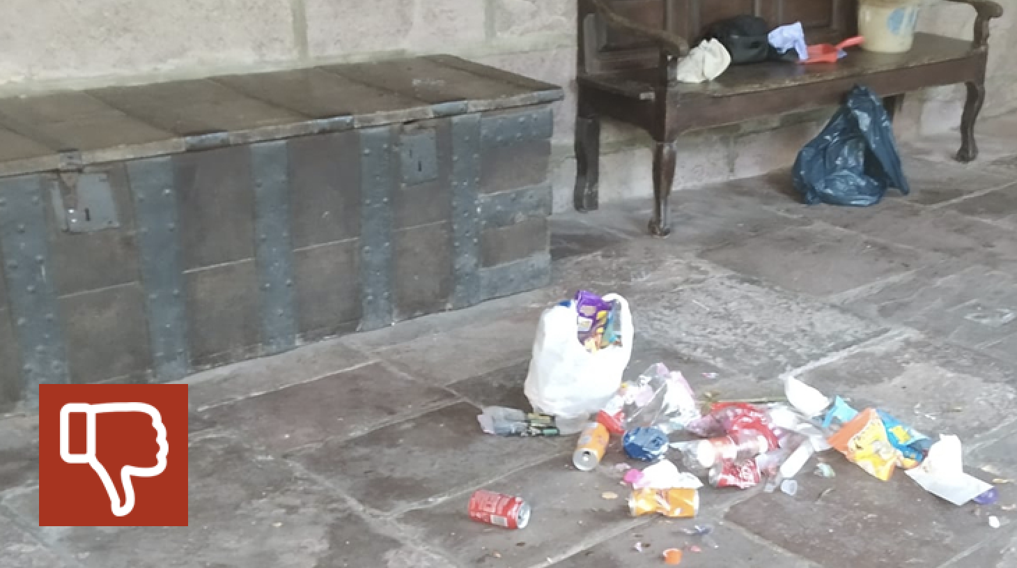 Zaborra bildu gabe utzi eta bertze norbaitek garbi dezala!