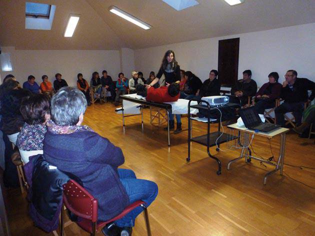 Zaintzaileentzat antolatutako ikastaroa 