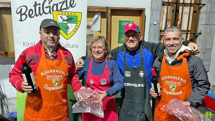 Joselitok eta Xabik irabazi dute Lesakako ajoarriero lehiaketa