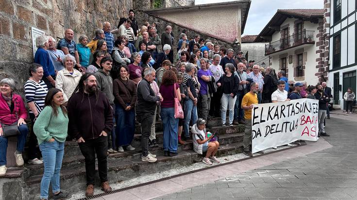Flotillari elkartasuna adierazteko Beran ere elkarretaratzea eginen dute