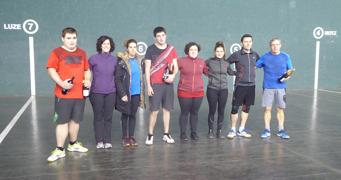 Sunbillako frontenis txapelketa abenduaren 23an jokatuko dute
