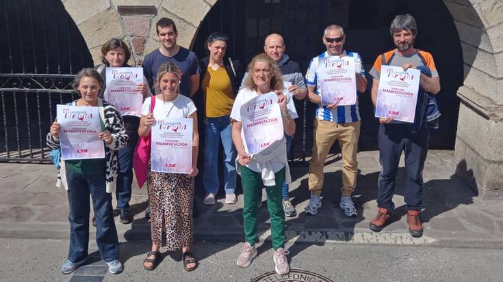 Maitzaren 1ean manifestazioa deitu du LABek Donezteben