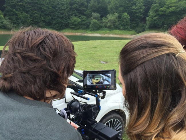 Film bat grabatzen ari dira Leurtzako urtegietan