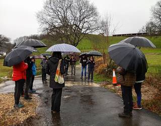Elizondoko landetako bideko hezegunerat bisitaldia egin dute asteburuan