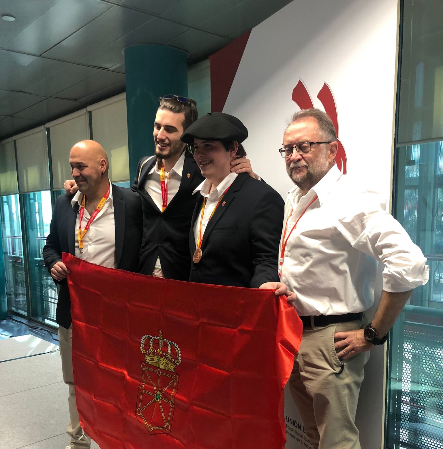 Urki Neol arizkundarra eta Alex Santesteban iruritarra sarituak Madrilgo Spainskills lehiaketan
