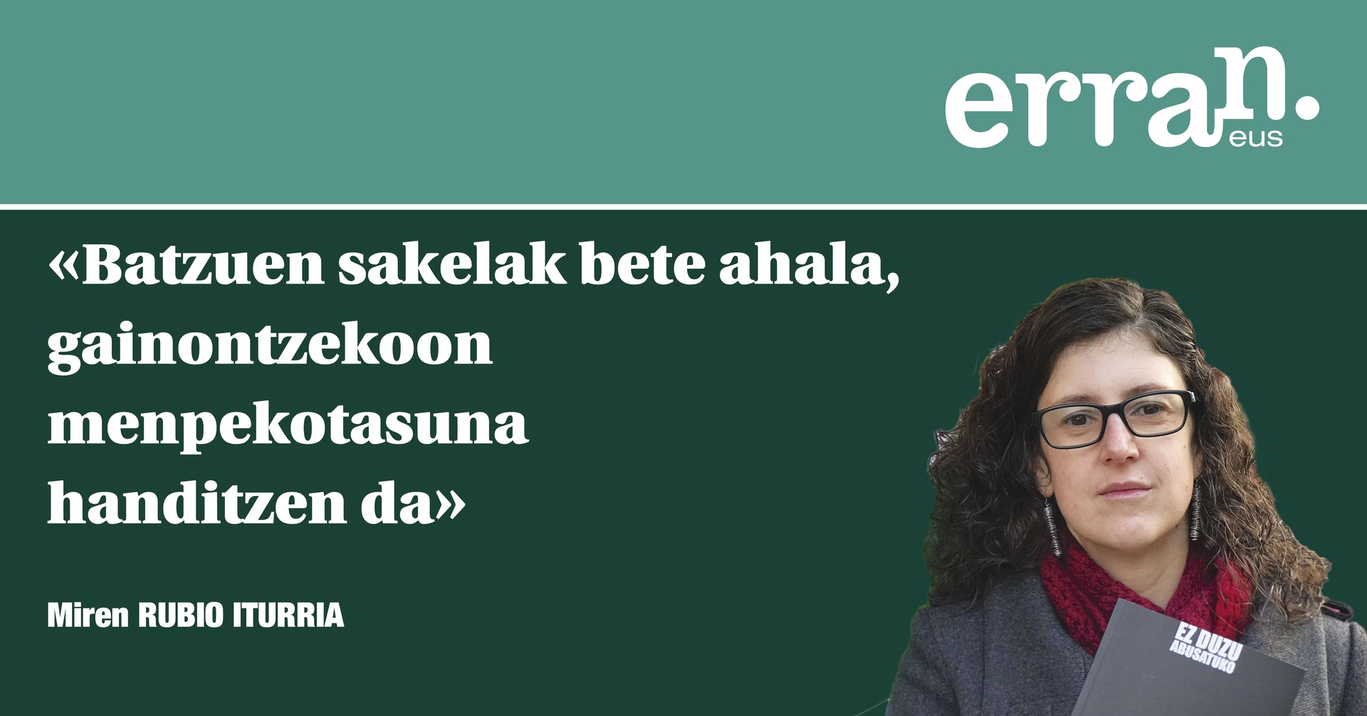 Aitzurra erabiltzen ez dakigunok