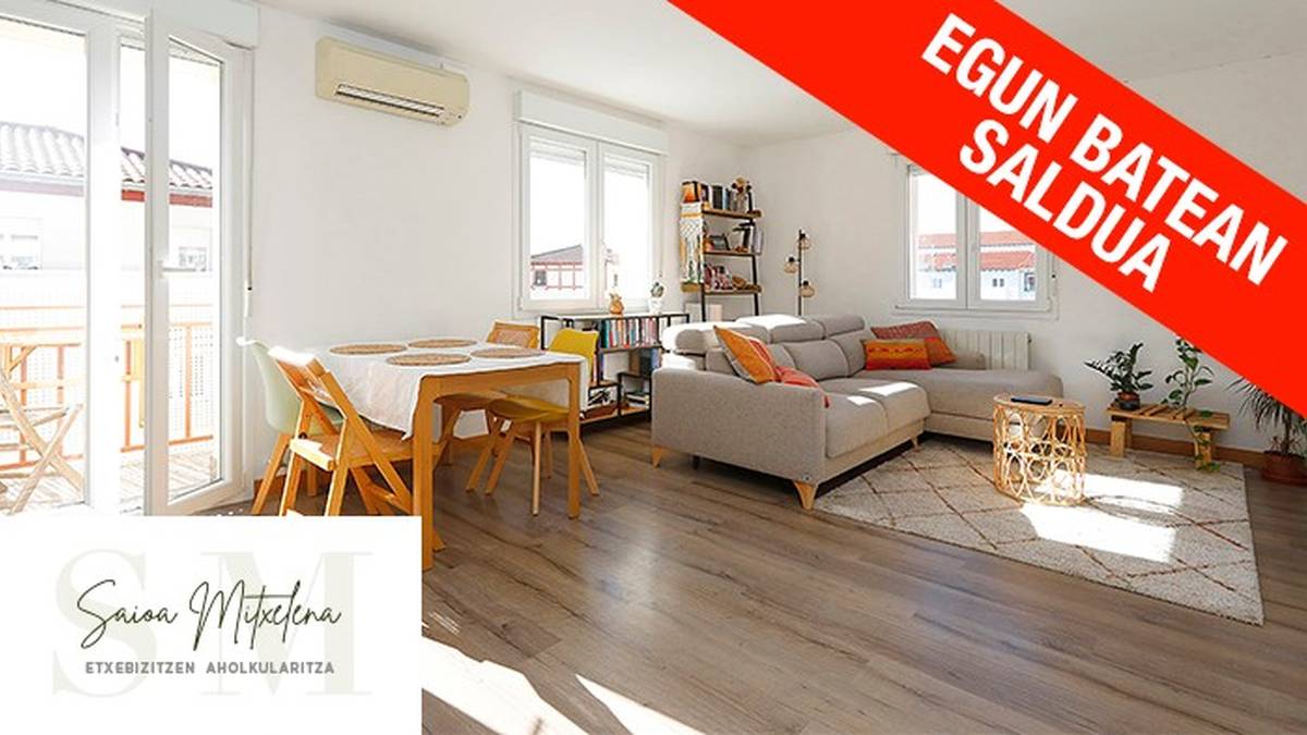 Saioa Mitxelena Inmobiliaria: Txantrean pisu berritua salgai