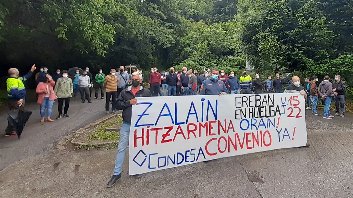 Greba hasi dute Zalain Transformados lantegiko langileek