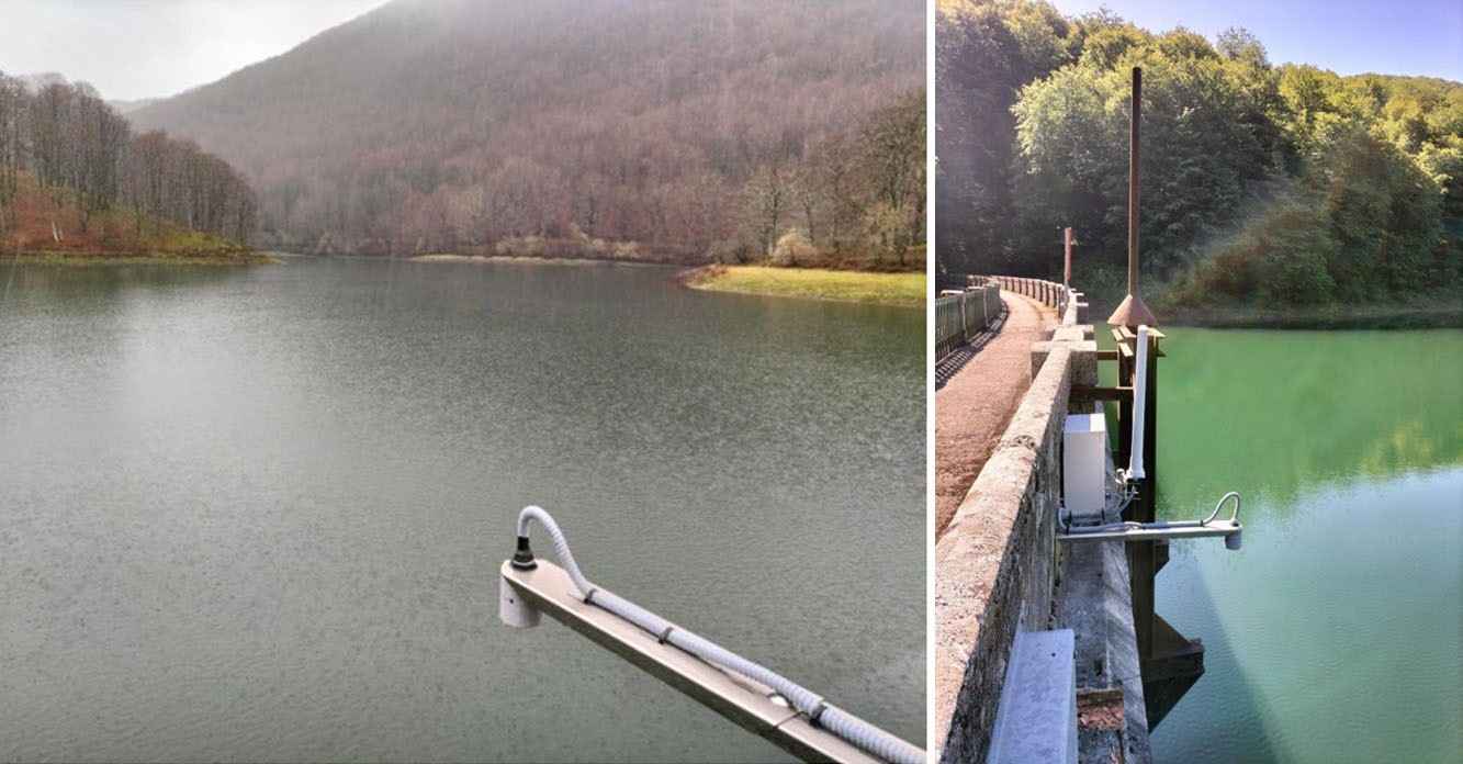 Leurtzako urtegian bi kontrol estazio berri instalatu ditu Kantauriko Ur Konfederazioak
