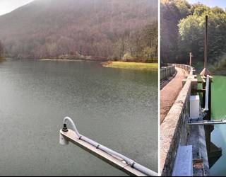 Leurtzako urtegian bi kontrol estazio berri instalatu ditu Kantauriko Ur Konfederazioak