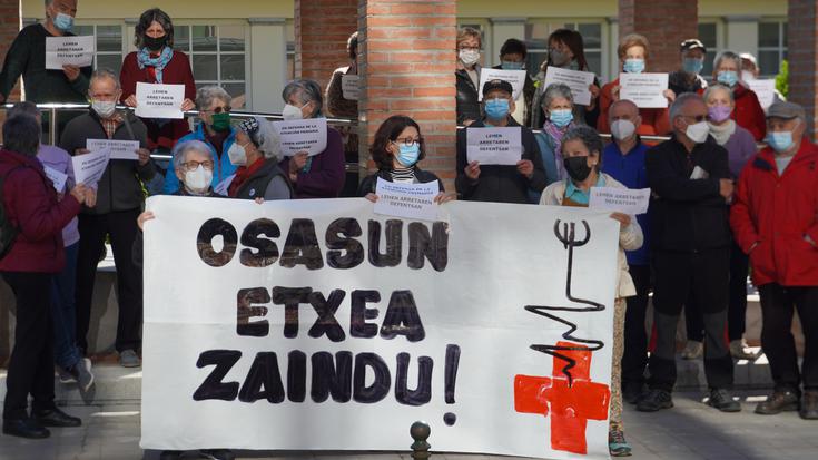 Asteroko elkarretaratzea egin dute gaur ere Lesakako Osasun Etxean