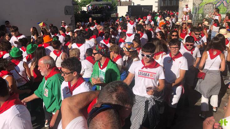 [ARGAZKIAK] Peñen Eguna ederki borobildu dute lesakarrek