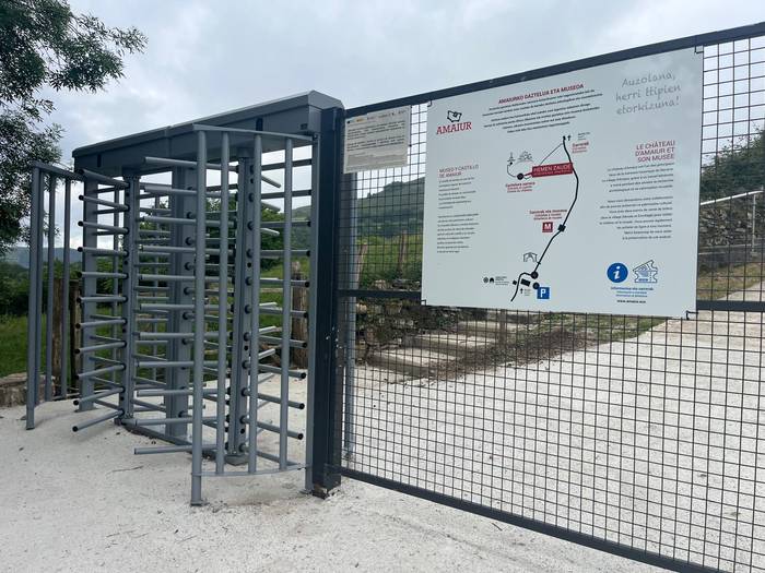Amaiurko gaztelua bisitatzeko tiketa erosi behar da uztailetik aitzinerat
