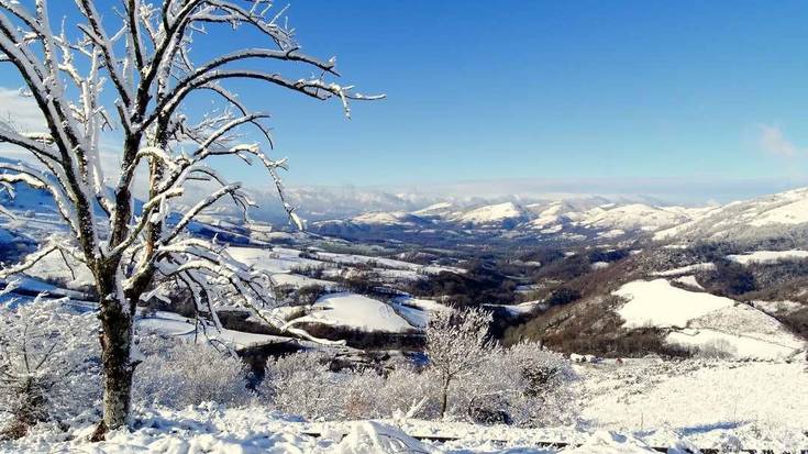 Elurra izan da urte hasierako protagonista Baztanen