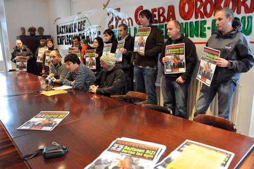 “Baztanen bizi, bertan lan egin” manifestazioa deitu dute ELA, LAB eta EHNEk urtarrilaren 22an Elizondon