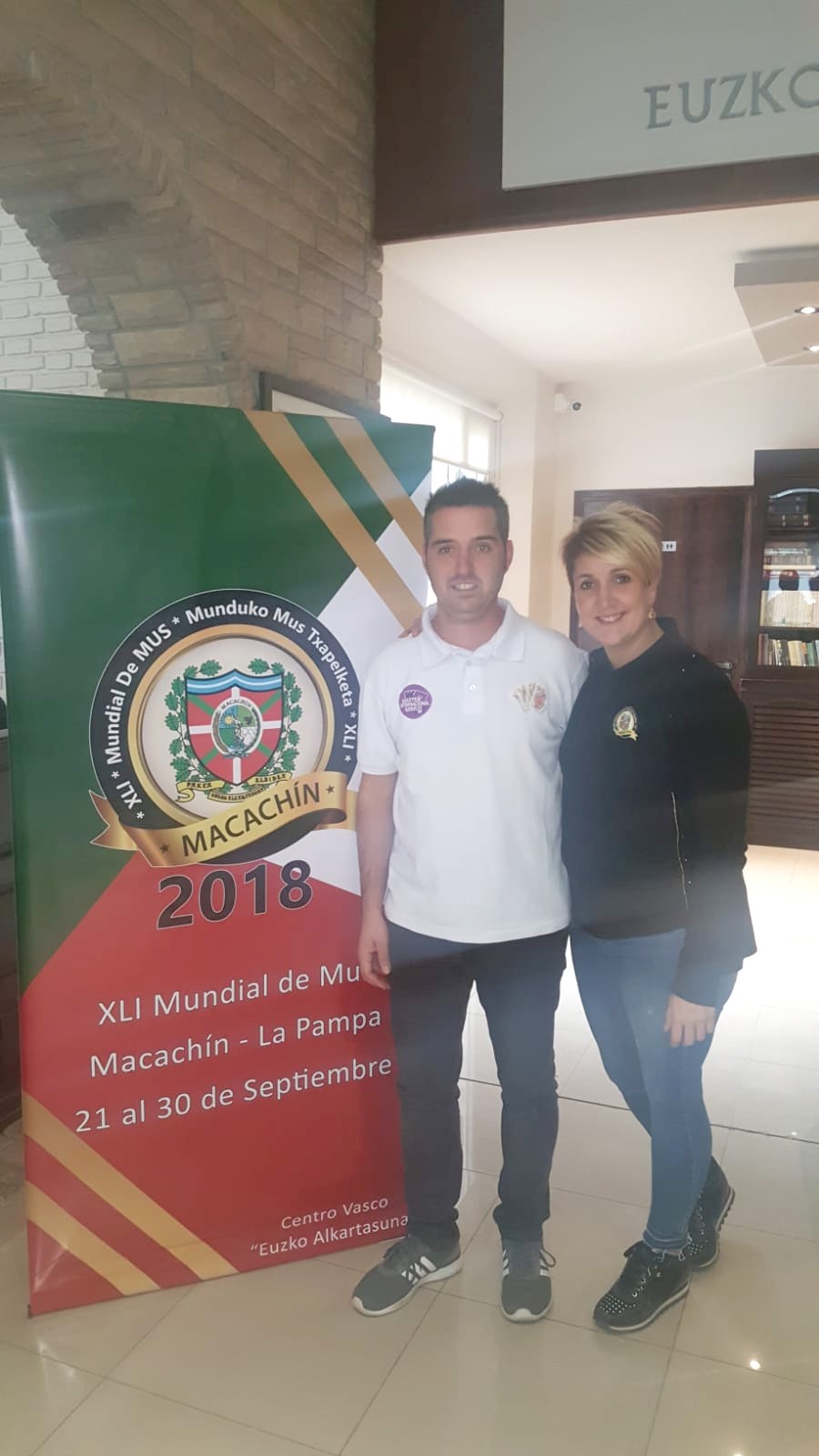 Jaione Otxandorena sunbildarrak eta Timoteo Etxeberriak Munduko mus txapelketa irabazi dute Argentinan