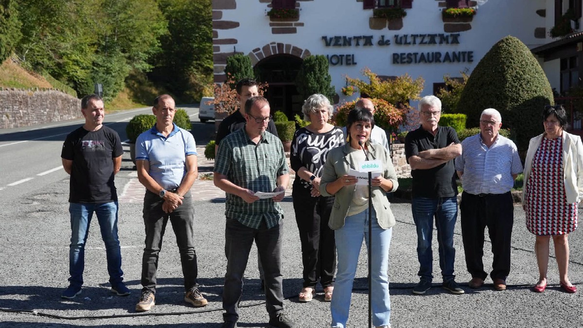Belateko tuneleko obretan «ziurtasunak eta gardentasuna» eskatu dute eskualdeko EH Bilduko alkateek
