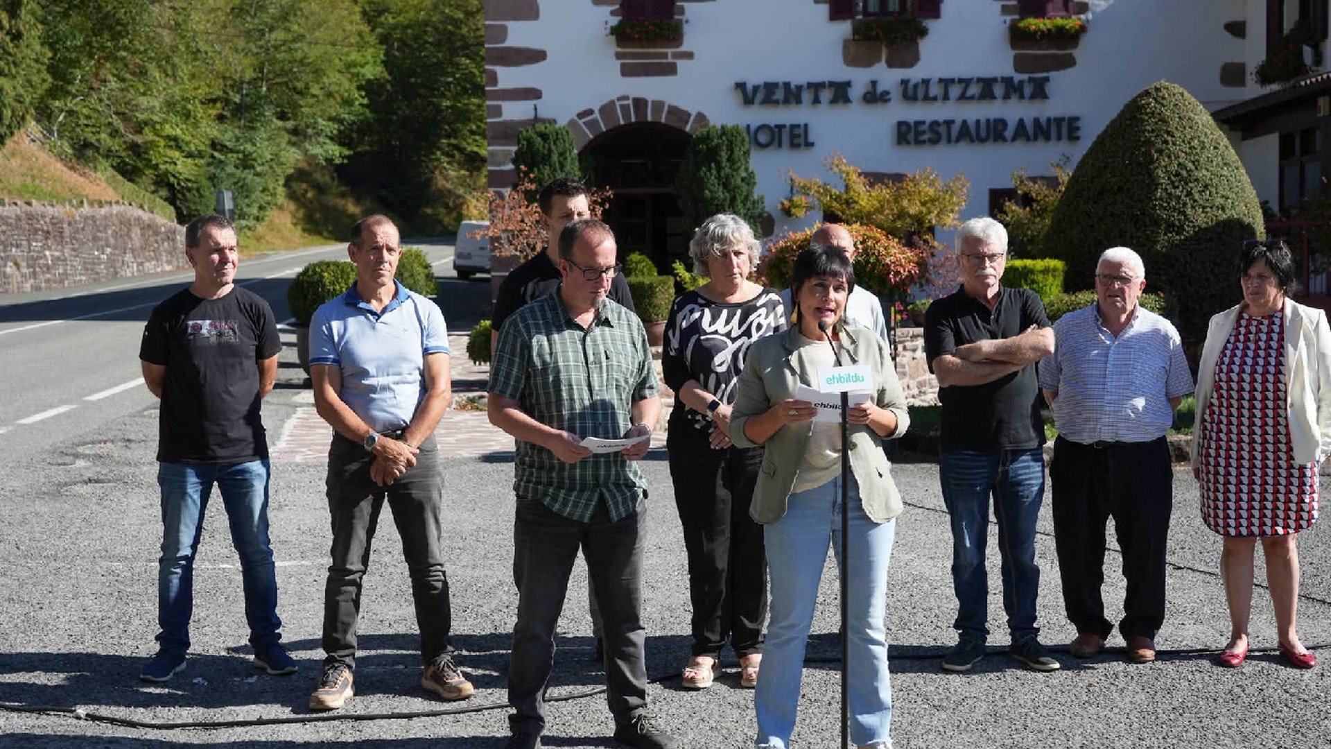 Belateko tuneleko obretan «ziurtasunak eta gardentasuna» eskatu dute eskualdeko EH Bilduko alkateek