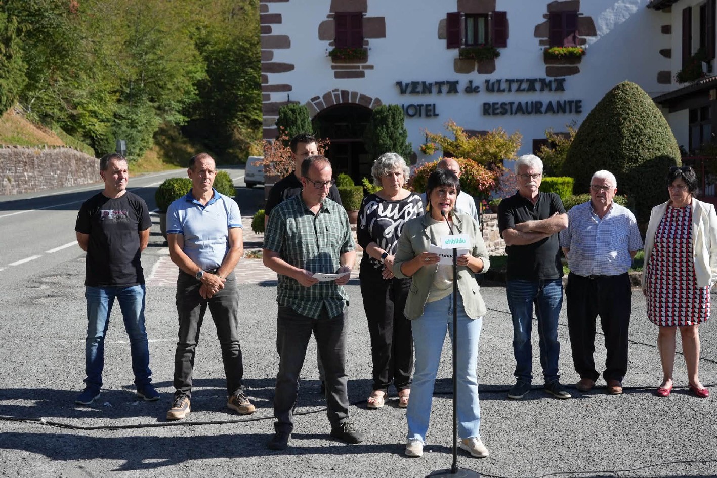 Belateko tuneleko obretan «ziurtasunak eta gardentasuna» eskatu dute eskualdeko EH Bilduko alkateek