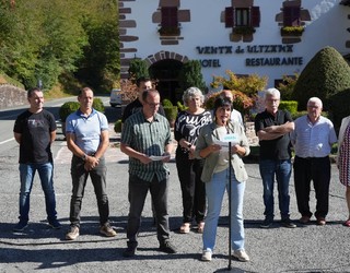 Belateko tuneleko obretan «ziurtasunak eta gardentasuna» eskatu dute eskualdeko EH Bilduko alkateek