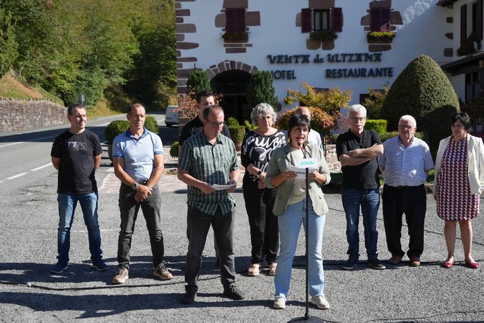 Belateko tuneleko obretan «ziurtasunak eta gardentasuna» eskatu dute eskualdeko EH Bilduko alkateek