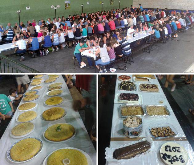 Bestetan egin diren postre eta tortilla lehiaketak arrakastatsuak izan dira