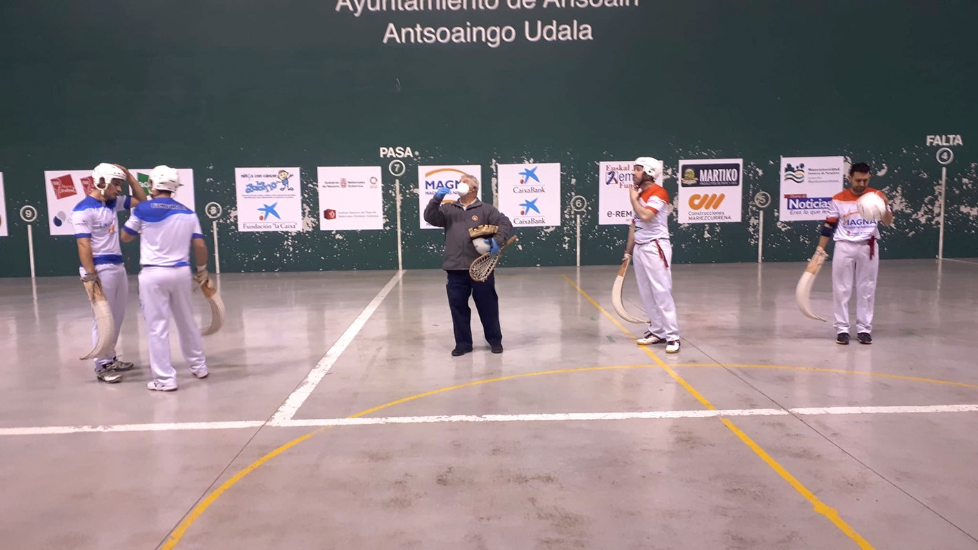 Josetxo Ezkurrak eta Aimar Saldiasek Iruñerriko erremonte txapelketaren finalerdietarako txartela lortu dute