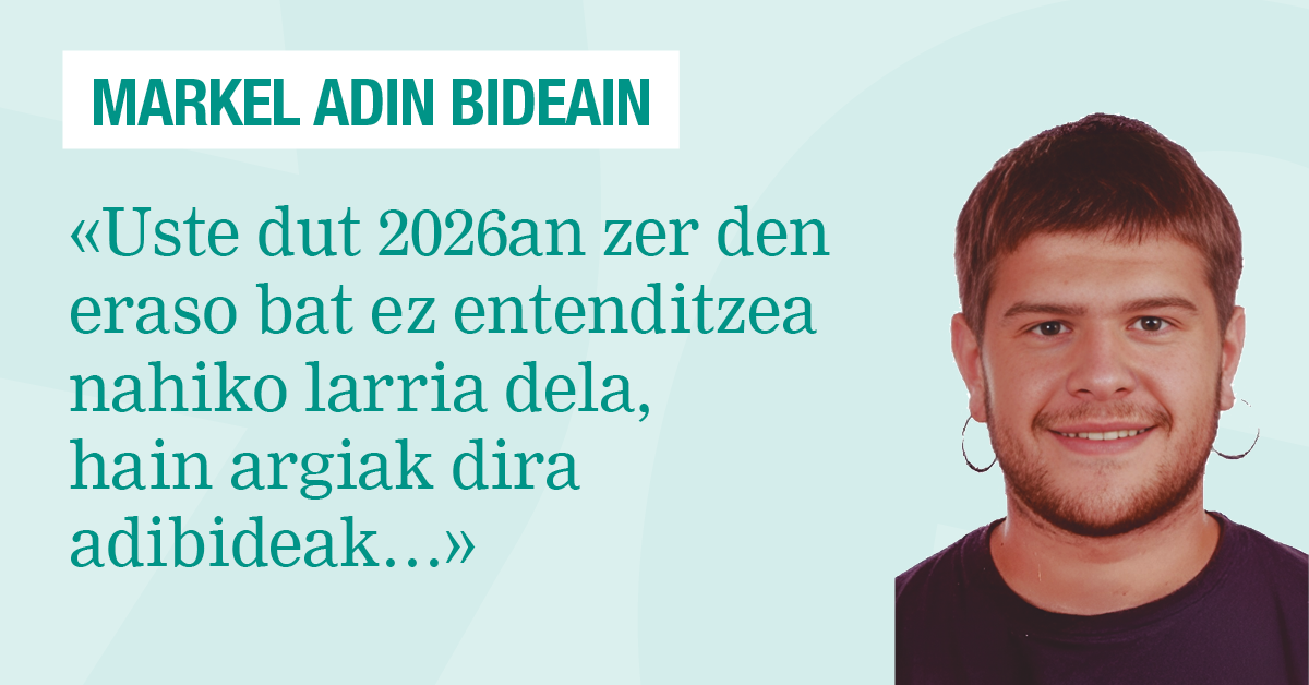Erasorik gabeko uda baten alde