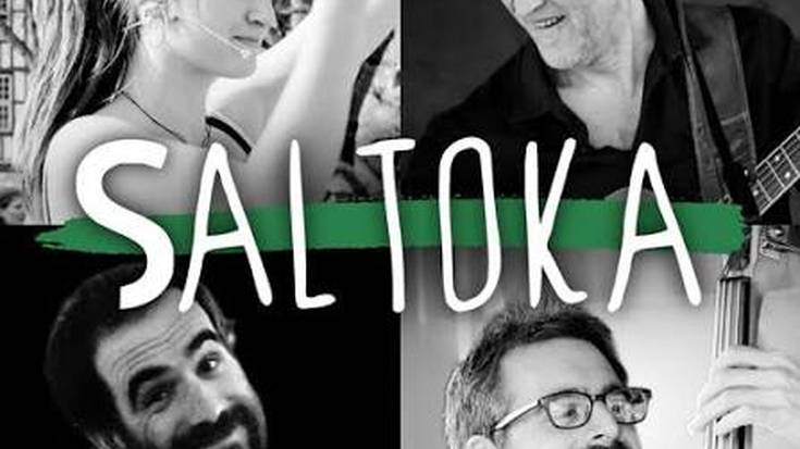 Saltoka musika taldea dantzarien animatzaile gaur Etxalarren