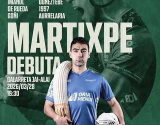 Martixpe erremontista doneztebarrak profesionaletan debuta eginen du larunbatean Galarretan
