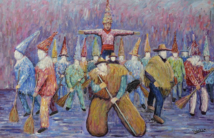 Pintura erakusketa berria ireki du Juan Carlos Pikabea artistak