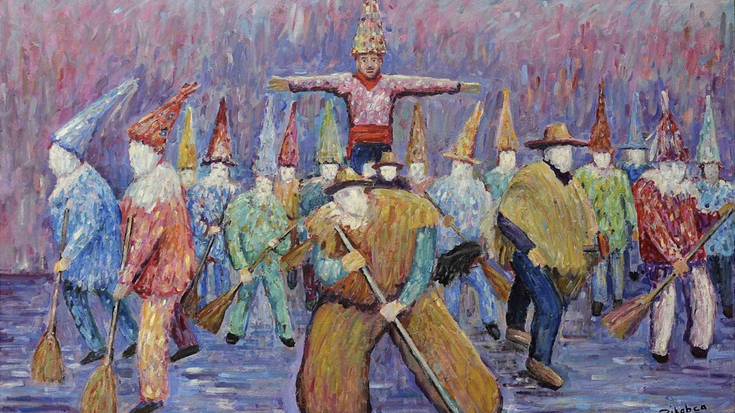 Pintura erakusketa berria ireki du Juan Carlos Pikabea artistak