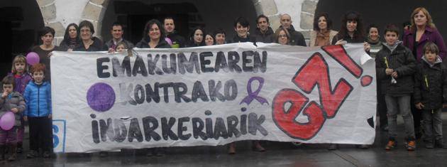 Emakumeenganako Indarkeriaren Kontrako Nazioarteko Egunaren harira hainbat ekitaldi antolatu dituzte Bortzirietan