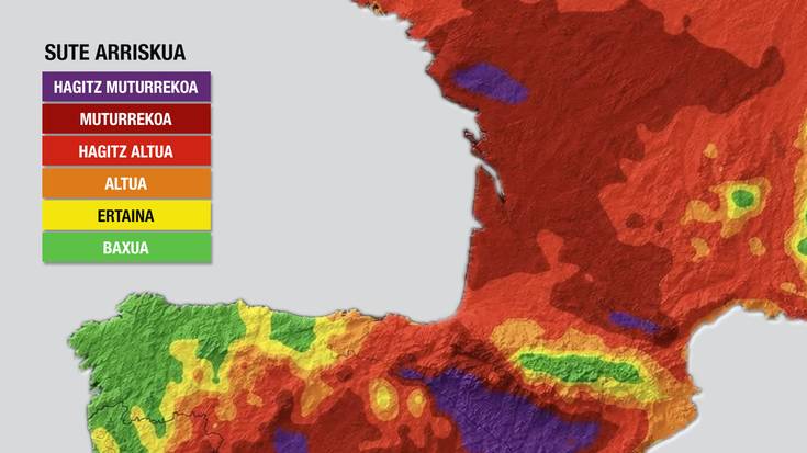 Sute arriskua muturrekoa dela eta, San Joan surik ez egitea gomendatu du Nafarroako Gobernuak