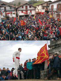 Nafarroako konkista gogoratu dute ehunka herritarrek Amaiurko Gazteluan