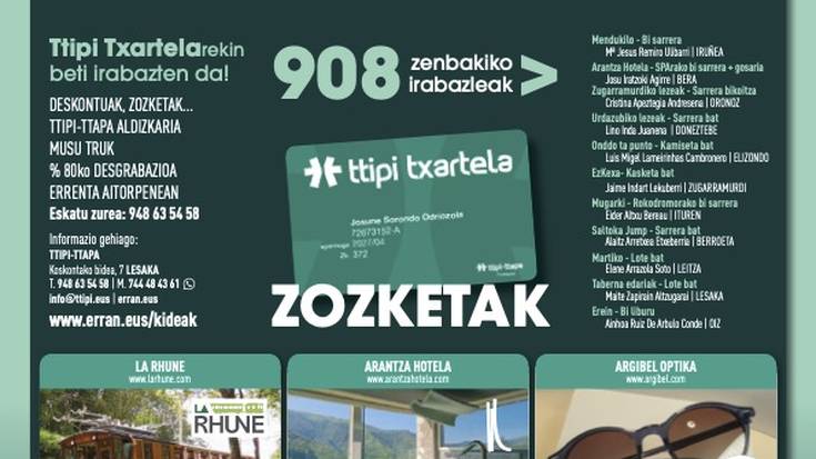 ZOZKETAK ttipi-ttapa 908 zk.