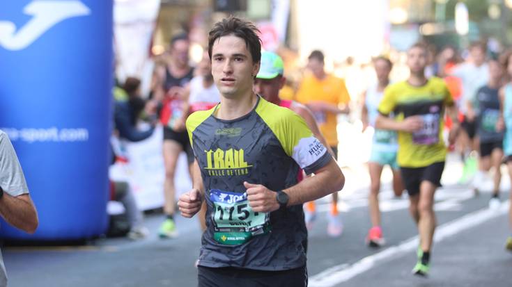 Eneko Aizagirre leitzarra eta Maddalen Jimenez beratarra eskualdeko bizkorrenak aurtengo Behobia-Donostian