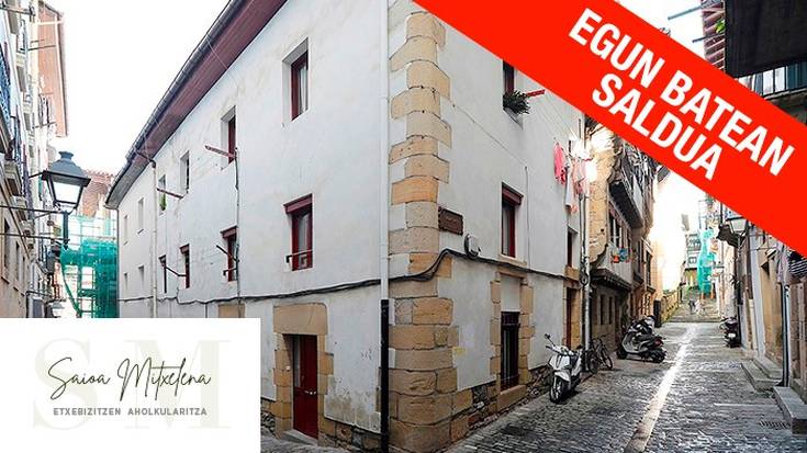 Saioa Mitxelena Inmobiliaria: Hondarribiko Alde Zaharrean pisua salgai!