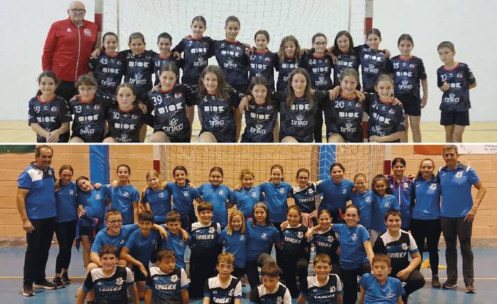 Etxean ariko dira eskubaloiko hiru talde nagusiak