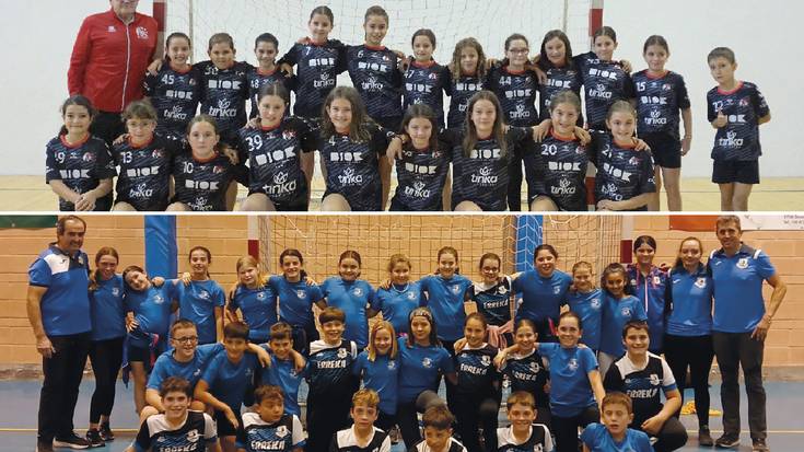 Etxean ariko dira eskubaloiko hiru talde nagusiak