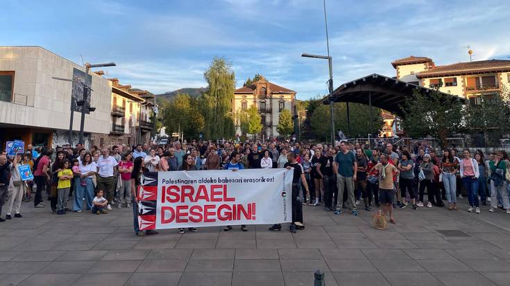 'Baztandarrok Palestinarekin' lelopean Palestinarekiko konpromisoa erakusteko deialdia egin dute