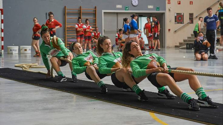 Nafarroako Launakako Sokatira Txapelketa abiatu da Antsoainen