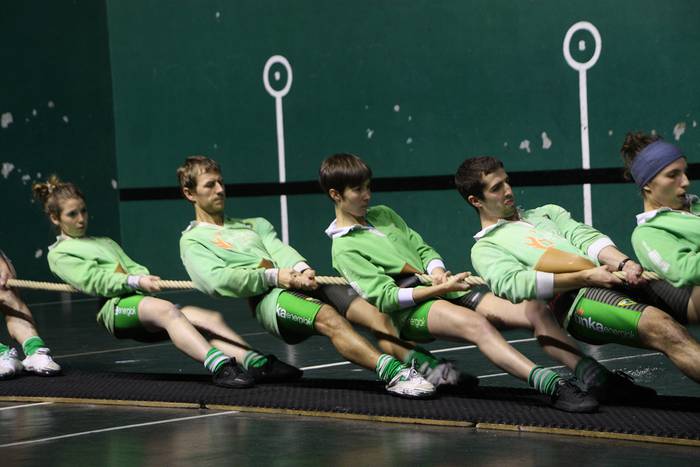 Nafarroako sokatira txapelketa mistoa ere Lesakan jokatuko dute