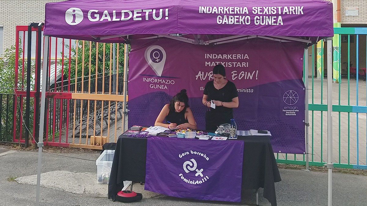 'Indarkeria matxistak besta guneetan' saioak eginen dituzte Lesakan eta Igantzin
