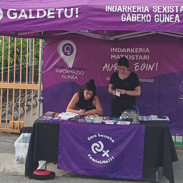 'Indarkeria matxistak besta guneetan' saioa Beran