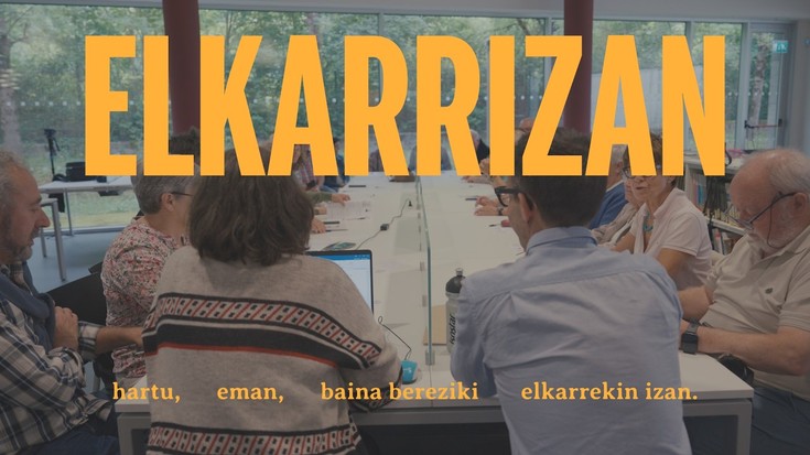Elkarrizan: hartu, eman... baina bereziki elkarrekin izan