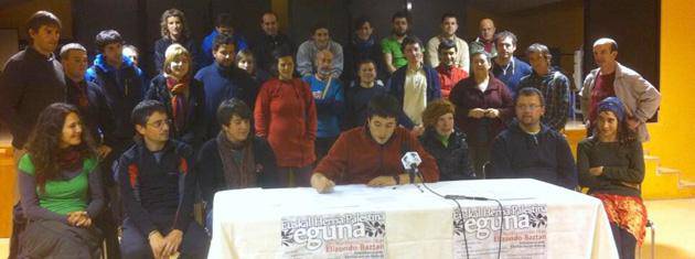 Dena prest dago Elizondon larunbateko Euskal Herria Palestina egun haundirako