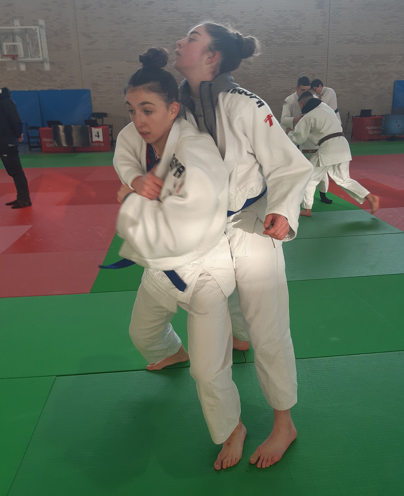 Nafarroako Kirol Jokoen bigarren fasean aritu dira Errekako kadete eta infantil mailako judokak